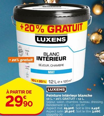 Luxens - Peinture Interieur Blanche