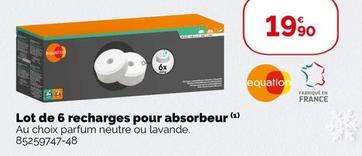 Equation - Lot De 6 Recharges Pour Absorbeur