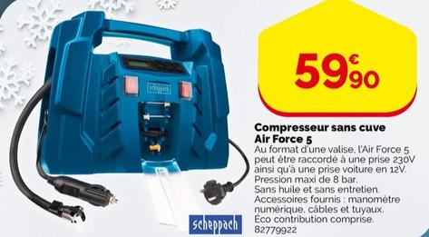 Air Force 5 - Compresseur Sans Cuve