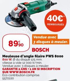 Meuleuse D'angle Filaire Pes 8000