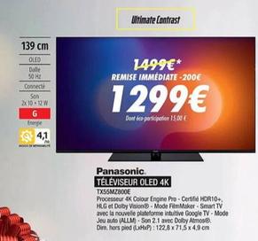 Televiseur Oled 4k Tx55mz800e