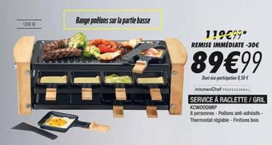 Kitchenchef - Service A Raclette / Gril Kcwoodbrp