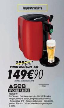 Machine À Bière Vb310510 offre à 149,9€ sur Blanc Brun