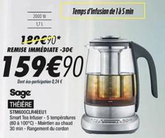 Sage - Théière Stm600clr4eeu1