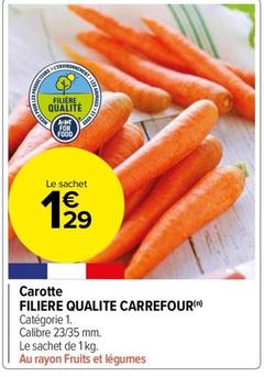 carotte filiere qualite