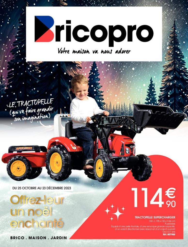 Supercharger - Tractopelle Supercharger offre à 114,9€ sur Brico Pro