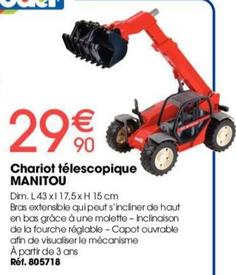 Bruder - Chariot Télescopique Manitou offre à 29,9€ sur Brico Pro