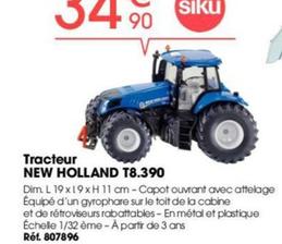 Siku - Racteur New Holland T8.390 offre à 34,9€ sur Brico Pro