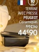 peugeot - terrine avec presse