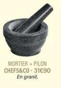 chef&co - mortier + pilon