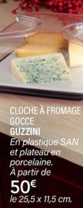 guzzini - cloche a fromage gocce