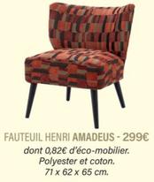 Amadeus - Fauteuil Henri