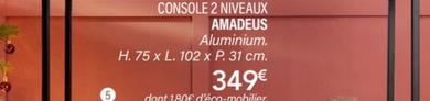 amadeus - console 2 niveaux