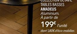 amadeus - collection octavie tables basses
