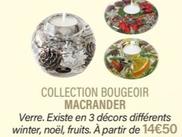 macrander - collection bougeoir verre