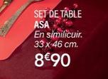 Asa - Set De Table