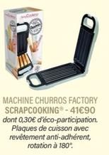 scorapcooking - machine churros factory
