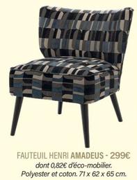 amadeus - fauteuil henri