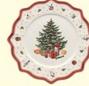 villeroy & boch - collection noël assiette dessert sapin