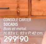 Socadis - Console Carter