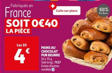 Pains Au Chocolat Pur Beurre