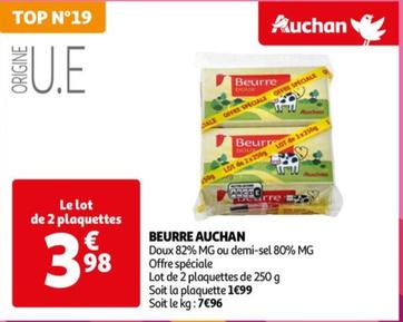 Auchan - Beurre