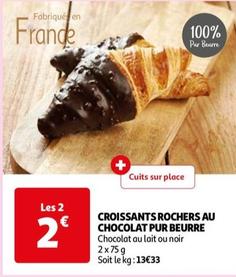 Croissants Rochers Au Chocolat Pur Beurre