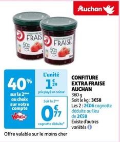 Auchan - Confiture Extra Fraise