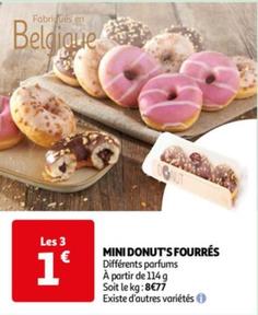 Mini Donut's Fourres