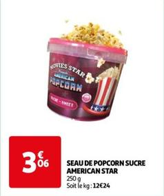 Seau De Popcorn Sucre American Star