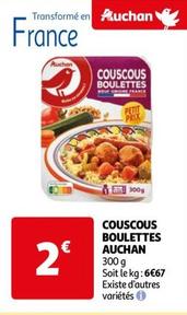Auchan - Couscous Boulettes