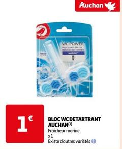Auchan - Bloc Wc Detartrant