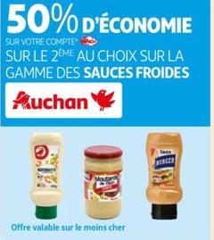 Auchan - Sur Le 3 Eme Au Choix Sur La Gamme Des Sauces Froides