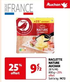 Auchan - Racletle Nature