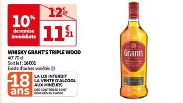 Whisky Triple Wood