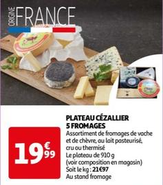 Plateau Cézallier 5 Fromages