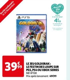 Ps5 - Le Jeu Goldorak: Le Festin Des Loups Sur Ps4 Ou Xbox Series