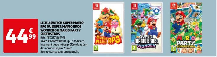 Super Mario Party Superstars - Profitez de Mario Rpg, Super Mario Bros Wonder et Mario Party Superstars!