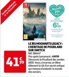 Hogwarts - Le Jeu Legacy : L'heritage De Poudlard Sur Switch