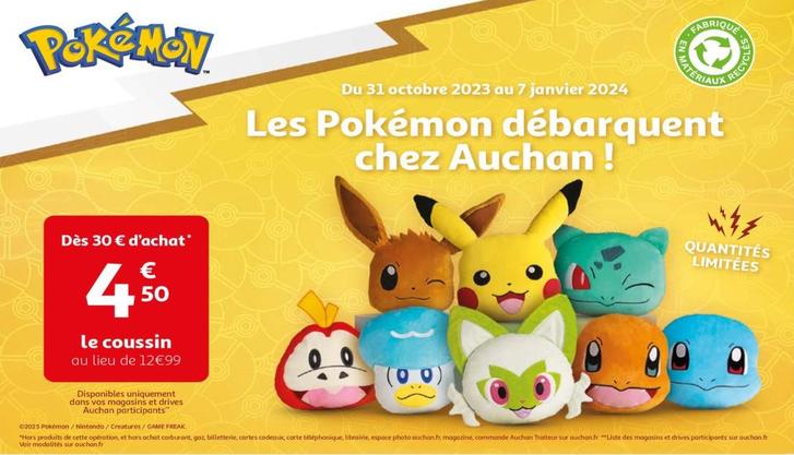 Auchan - Les Pokemon Debarquent