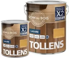 Lasure - Ultra Résistante - Tous Types de bois - Satin - Soin du Bois offre à 31,9€ sur Tollens