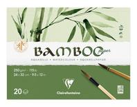 Bloc aquarelle Bamboo 250g/m² collé 4 côtés offre à 14,9€ sur Dalbe
