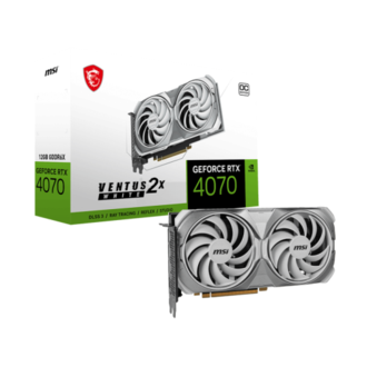 Msi                                                              GeForce RTX 4070 VENTUS 2X WHITE 12G OC offre à 632,4€ sur 