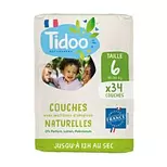 Couches écologiques voile naturel T6 (16-30kg) - x34 offre à 14,8€ sur Naturalia