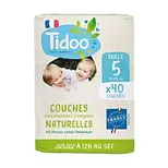 Couches écologiques voile naturel T5 (12-25kg) - x40 offre à 14,8€ sur Naturalia