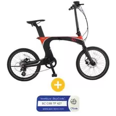 VELO A ASSISTANCE ELECTRIQUE CARBON 20P R&N+ MARQUAG+DECL BICYCODE offre à 1421,9€ sur Narbonne accessoires