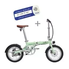 VELO A ASSISTANCE ELECTRIQUE RETRO VERT+ MARQUAG+DECL BICYCODE offre à 1214,9€ sur Narbonne accessoires