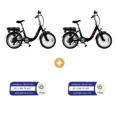 2 Vélos à assistance électrique Confort 20"P Noir offre à 2647,8€ sur Narbonne accessoires