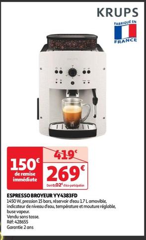 Espresso Broyeur YY4383FD