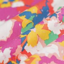 Tissu popeline coton fleurs multicolores offre à 9,99€ sur Mondial Tissus